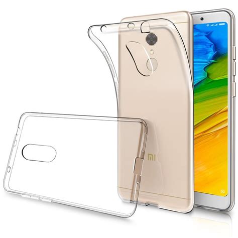 YOFO Silicone Back Cover For Mi Redmi Note 5 Back Cover Transparent