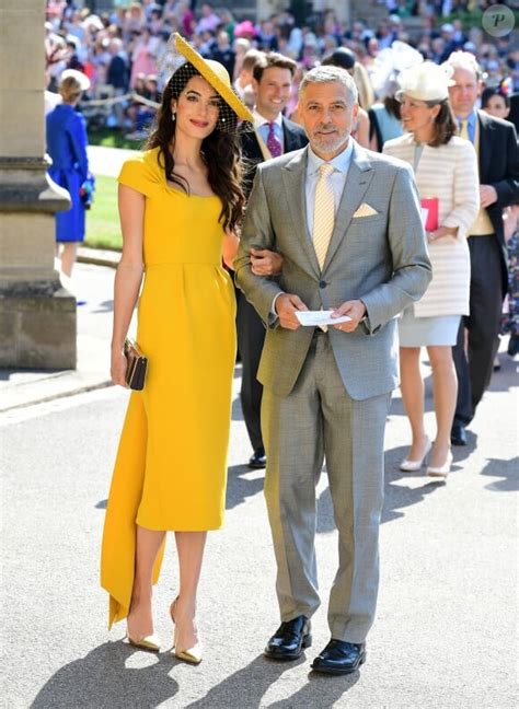 Photo George Clooney Et Sa Femme Amal Arrivent La Chapelle S