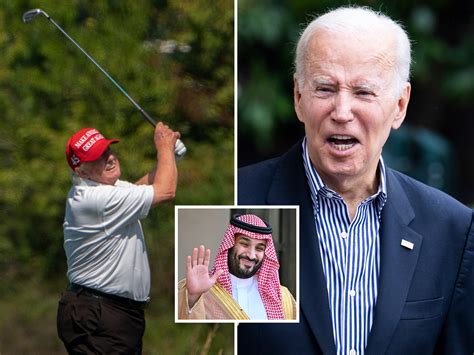 Donald Trump Golfs With The Saudis As Nation Snubs Joe Biden On World