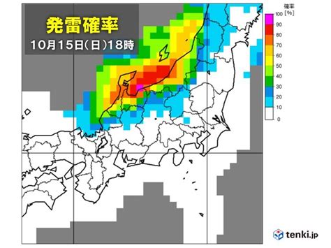 上空に寒気 北陸周辺で雷雲発達 今夜遅くまで落雷・突風・ひょう・急な強い雨に注意（tenkijp）｜dメニューニュース（nttドコモ）