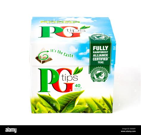 Pg Tips Tea Bags Stock Photo Alamy