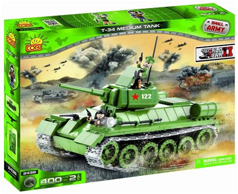 Bricker Конструктор Cobi 2438 T 34 Medium Tank