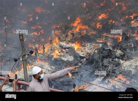 A Massive Blaze Has Gutted Shops In Dhakas Bangabazar One Of The