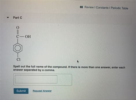 Solved Review Constants I Periodic Table Part A H C OH Chegg