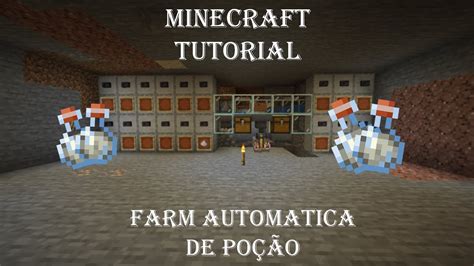 Minecraft Tutorial Farm De Poção Youtube