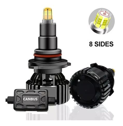 Luces Led Mini Turboled 360 Canbus 18000lm 8 Lados H8 H11 Cuotas Sin