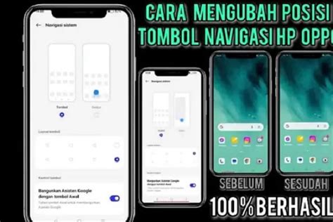 Tutorial Cara Mengubah Posisi Tombol Navigasi Di Handphone Oppo