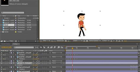 2D After Effects Animation | Animating Cartoon Character in 2D AfterEffects