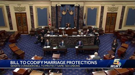 Senate Considers Bill To Protect Same Sex Unions Youtube