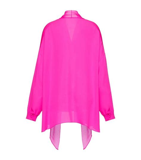 Womens Valentino Garavani Pink Silk Blouse Harrods Uk