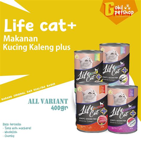 Jual LIFE CAT PLUS 400gr Makanan Basah Kucing PROMO Makanan Kucing