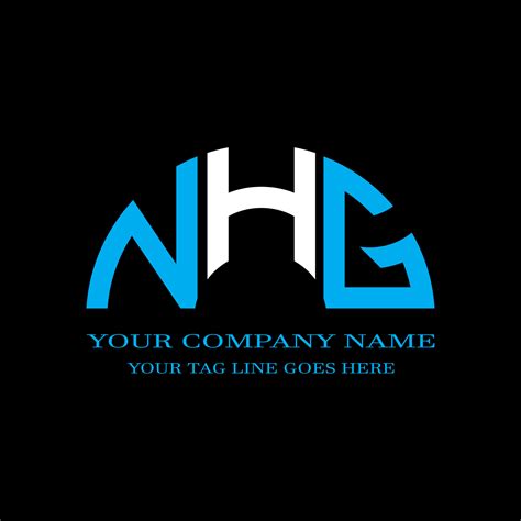 NHG letter logo creative design with vector graphic 8145376 Vector Art at Vecteezy