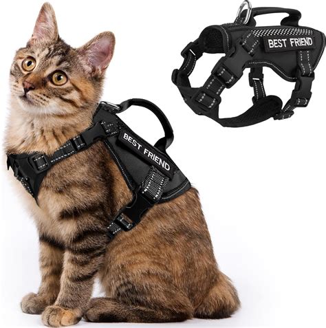 Pet Supplies Tactical Cat Harness Air Mesh Cat Walking Vest Harness