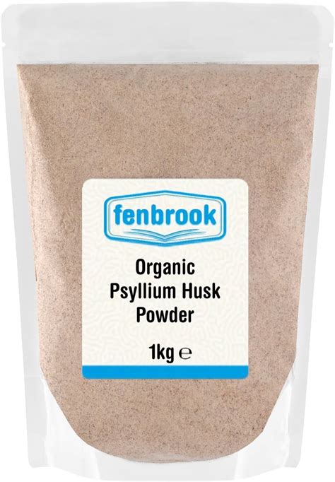 Organic Psyllium Husk Powder 1kg Certified Organic By Fenbrook Organic Uk Health