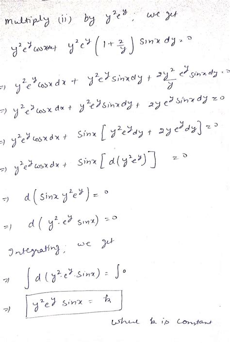 Solved 25 Solve The Given Differential Equation By Finding An