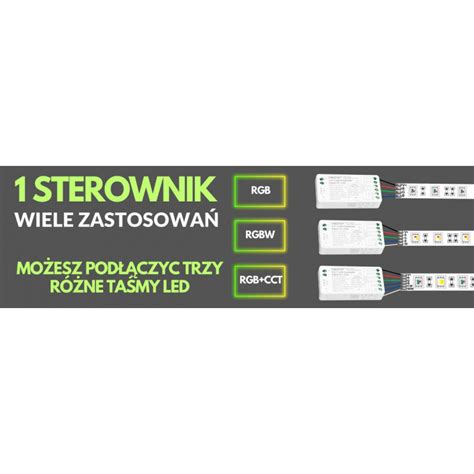 Sterownik 3W1 Rgb Rgbw Rgbcct 12V 24Vdc 12A Zigbee 3 0 Fut037Z