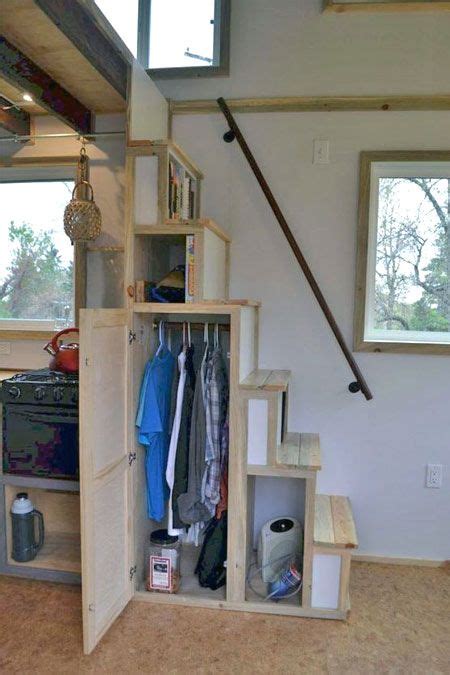 Tiny House Stairs: How To Build Them And Clever Design Ideas With Photos - The Tiny Life | Tiny ...