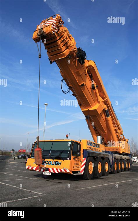 Ainscough Liebherr Ltm Tonne Grue Mobile Cc Photo Stock