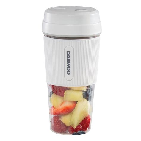 White Portable Cup Blender Daewoo Electricals