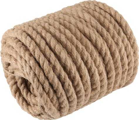 Sheutsan Feet Inch Manila Rope Natural Hemp Fiber Jute Rope