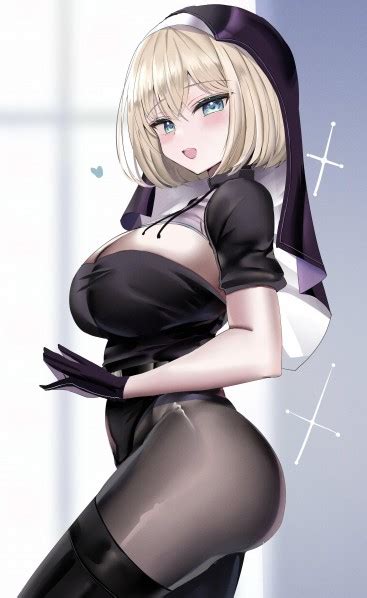 White Lewd Nun Genshin Impact Hentai