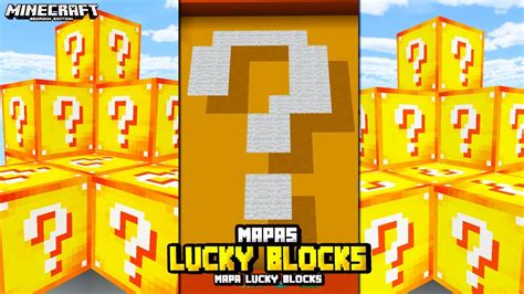 Mapa Lucky Blocks Para Minecraft Pe 1 19 Lucky Blocks Map Mapas