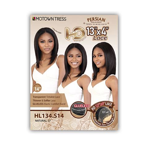 Motown Tress 100 Persian Virgin Remy 13x4 Hd Lace Wig Hl134 S14