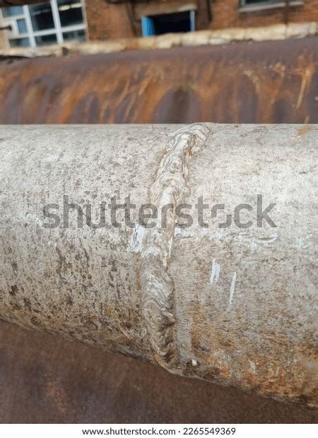 Pitting Corrosion Through Defects On Steel Stock Photo 2265549369