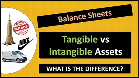 What’s The Difference Between Tangible And Intangible Assets How To Understand Balance Sheets