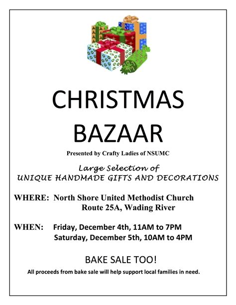 Crafty Ladies’ Christmas Bazaar | North Shore United Methodist Church