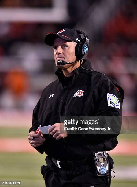 University Of Utah Head Coach Kyle Whittingham Photos And Premium High