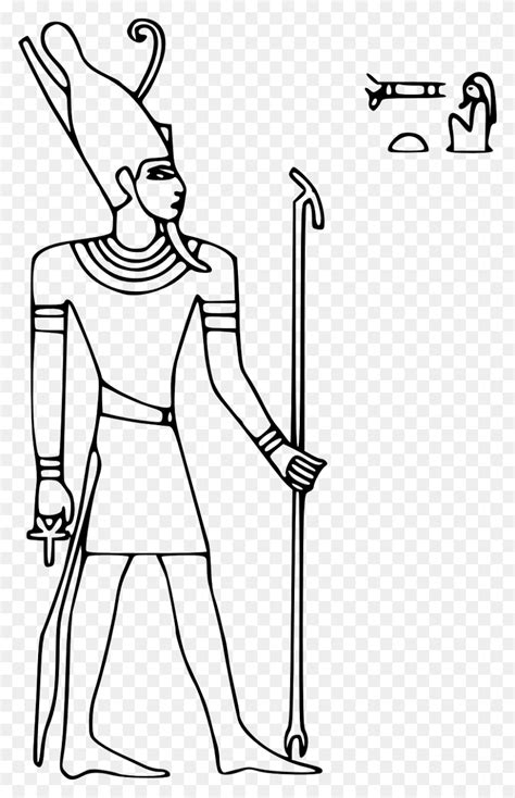 Hieroglyph Horus Egypt Pharaoh Image Egypt Pharaoh Clipart Black And