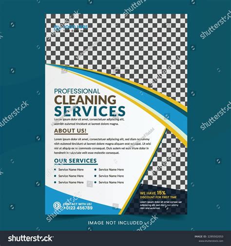 Flyer Template Design Cleaning Images: Browse 6,394 Stock Photos ...