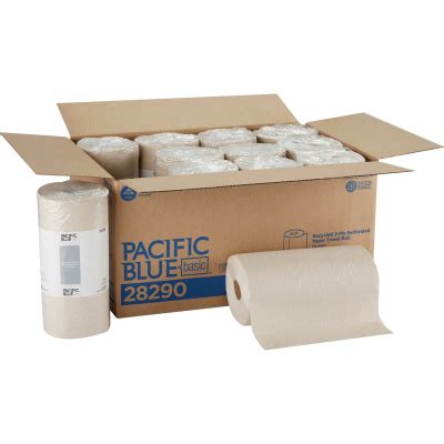 Pacific Blue Basic Recycled Perforated Paper Roll Towel 28290