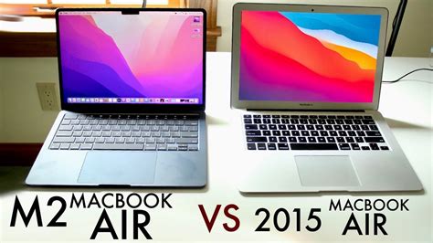 M2 Macbook Air Vs 2015 Macbook Air Comparison Review Youtube