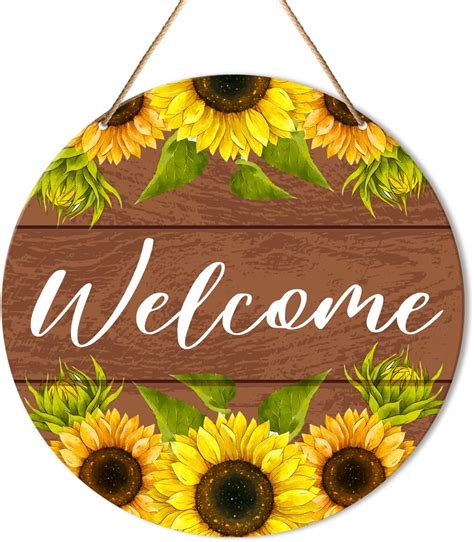 Amazon Muktoujaumai Welcome Sign Front Door Decor Summer Welcome