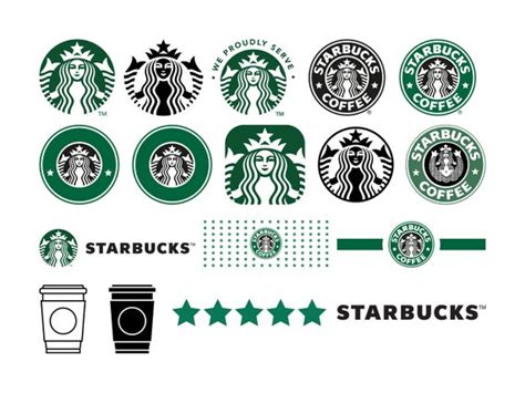 Starbucks Sign Logo Icon SVG, PNG File,Instant, 60% OFF