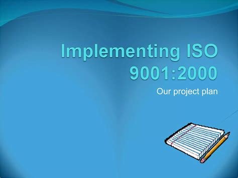 Implementing Iso 9001 2000 Ppt