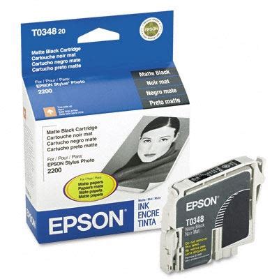 EPSON Stylus Photo 2200 Matte Black Ink Cartridge- LexJet - Inkjet ...