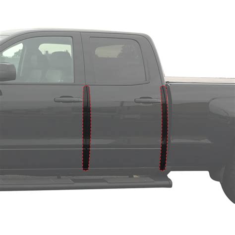 Red Hound Auto Door Edge Lip Guards Compatible With Chevy Gmc 2014 2018