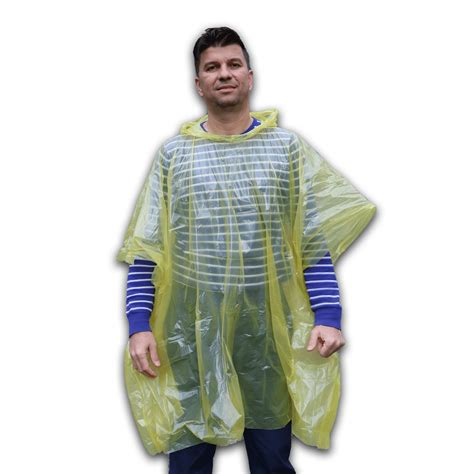 Dedeman Pelerina Ploaie Poncho Pvc Galben Marime Universala