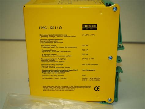 Fiessler Elektronik FPSC RS8I8O RS I O Unit AKAS III Programmable