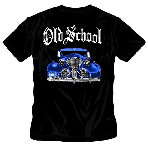 "Old School Blue Car" T-Shirt - buy now from Thump Records