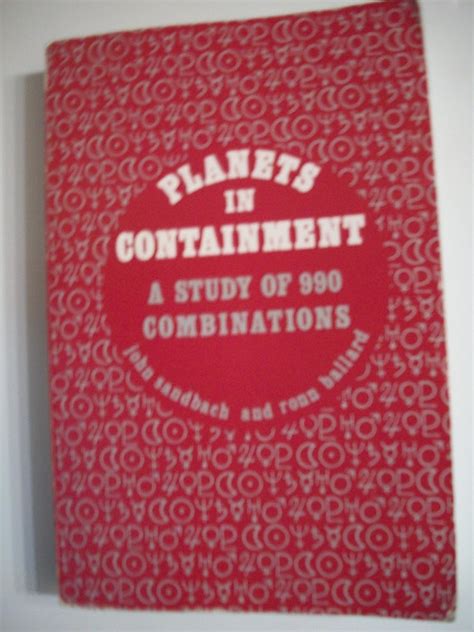 planetary containments  study   combinations sandbach john