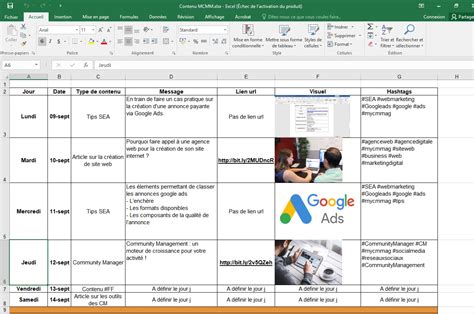 Planning Ditorial Et Calendrier Ditorial Pour Le Web Et Les R Seaux