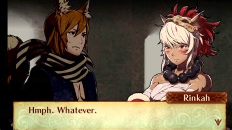 Fire Emblem Fates Birthright Support Dialogue C Kaden Rinkah YouTube