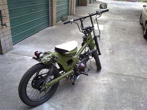 Custom Honda CT110 Postie Army Bike Project - Here and Now