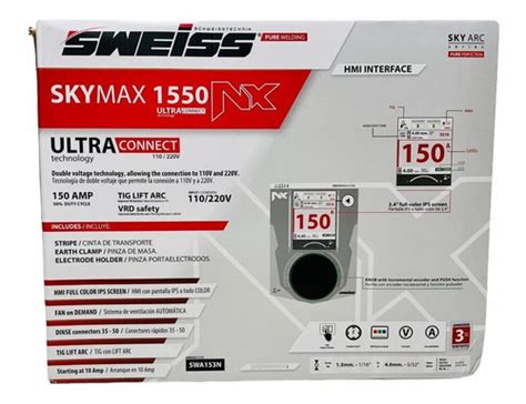 Maquina Soldar Inverter Sweiss Skymax V Spoolgun Meses