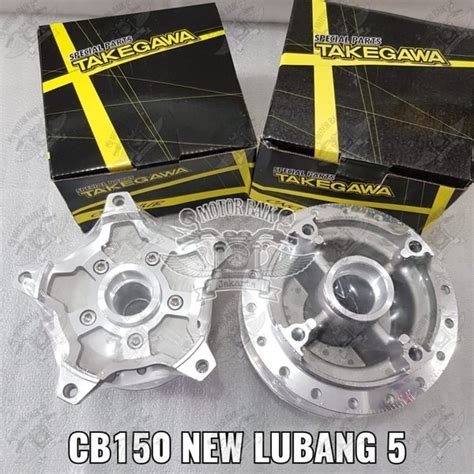 Jual Tromol Hub Set Cb R New Lubang Takegawa Depan Belakang Chrome