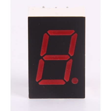 Dialight 7 SEGMENT NUMERIC LED DISPLAY RED 745 0017